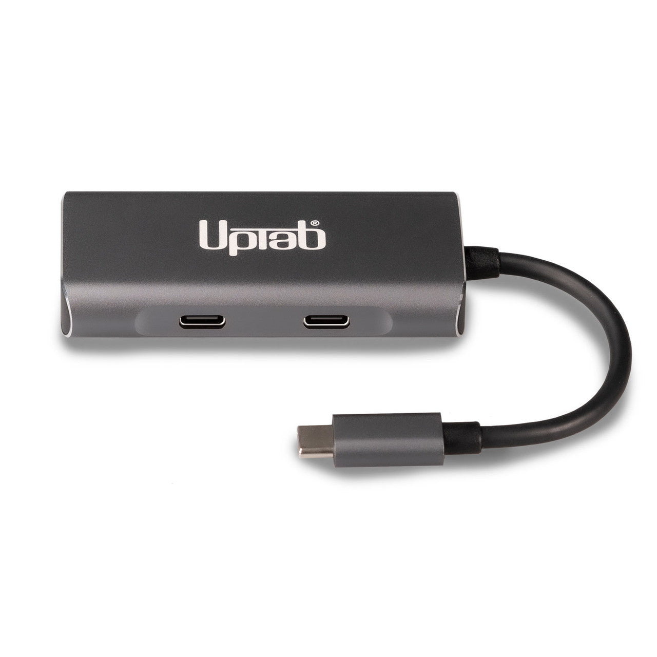 UPTab USB-C (Type C) 3.2 Gen 2 to 2 Port USB-A and 2 Ports USB-C (Type C) 3.2 Gen 2 10Gbps - Speed showing USB-C Ports flat