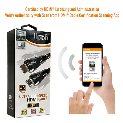 Scan with HDMI App to verify Authenticity.